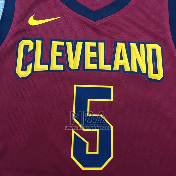 Camiseta Cleveland Cavaliers Dennis Smith Jr. NO 5 Icon 2018 Rojo